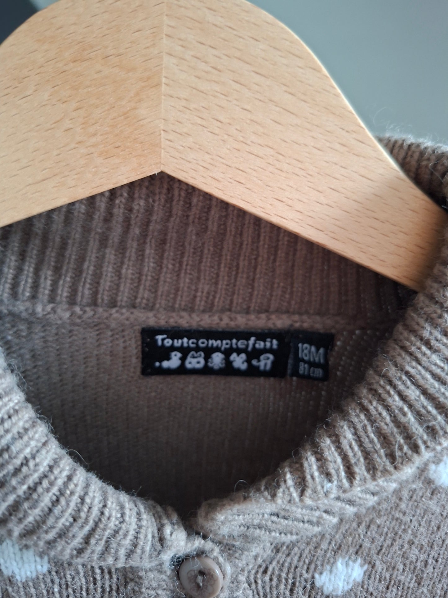 Gilet à pois