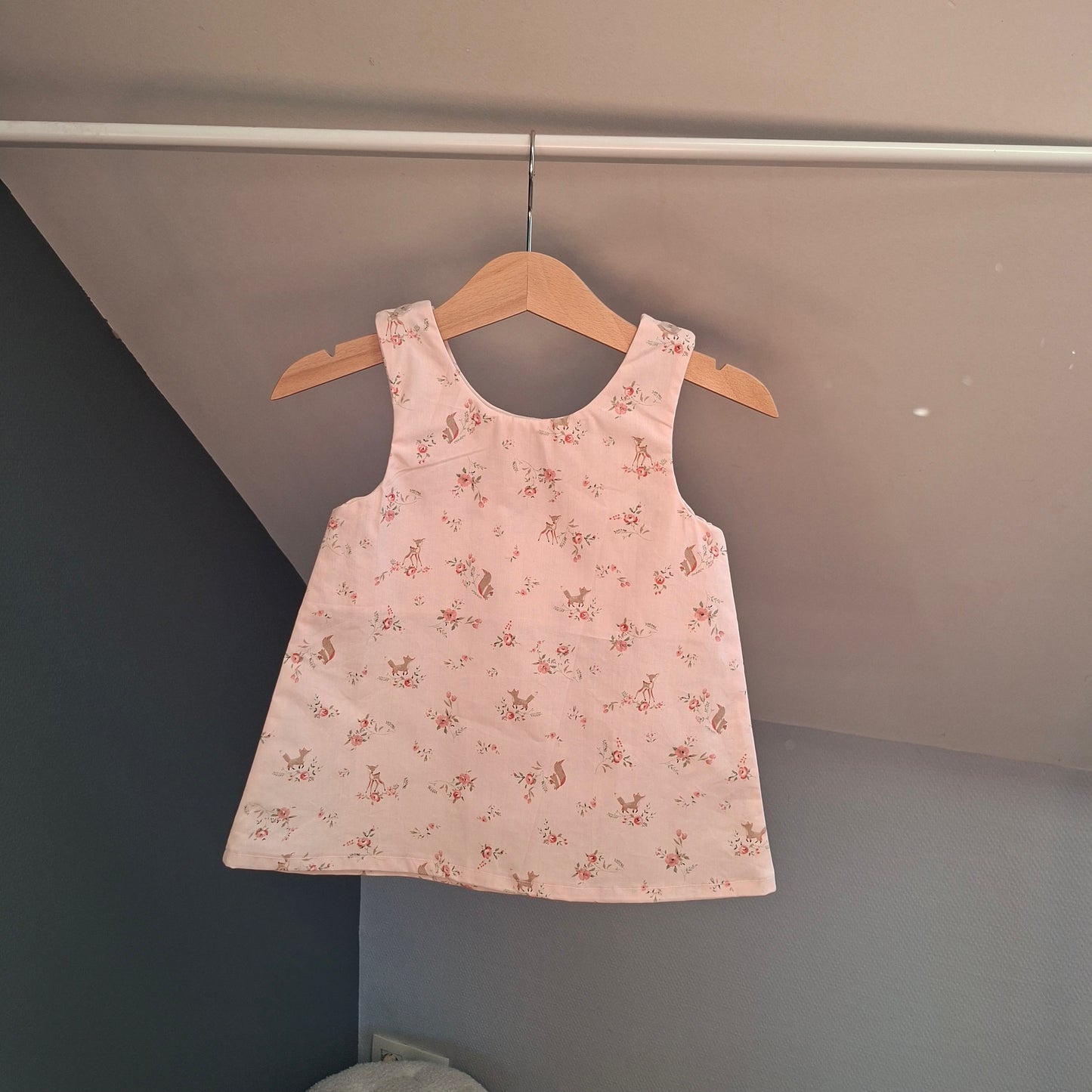 Robe renard rose