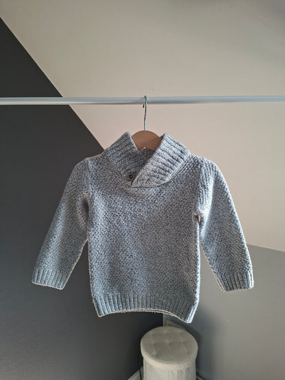 Pull col roulé