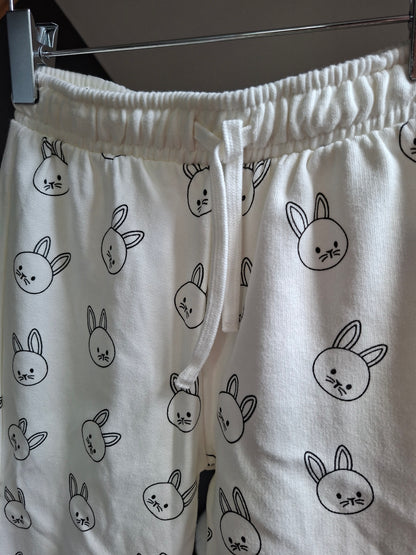 Jogging blanc lapins