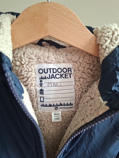 Manteau bleu marine imperméable