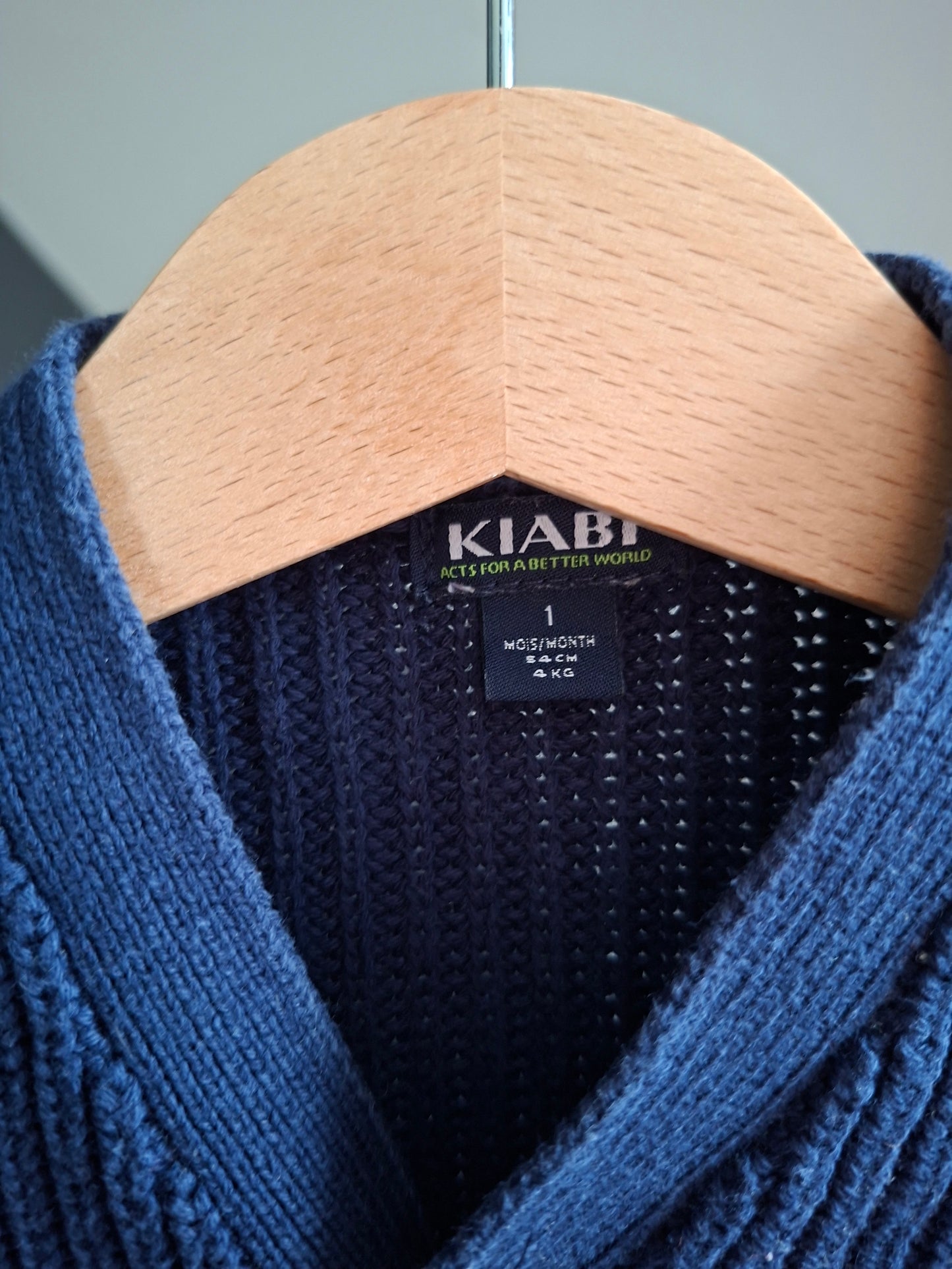 Gilet tricot marine