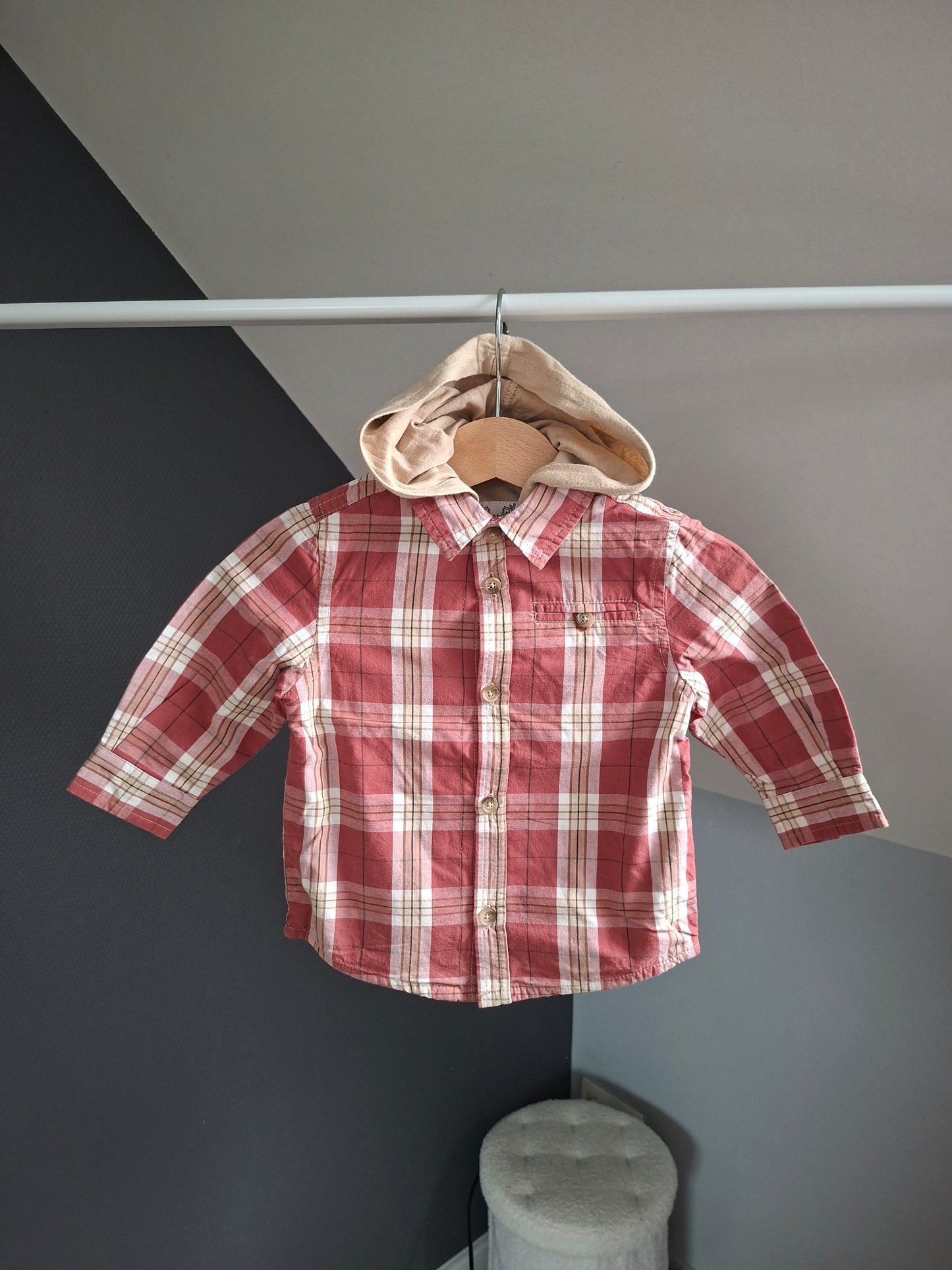 Veste à carreaux