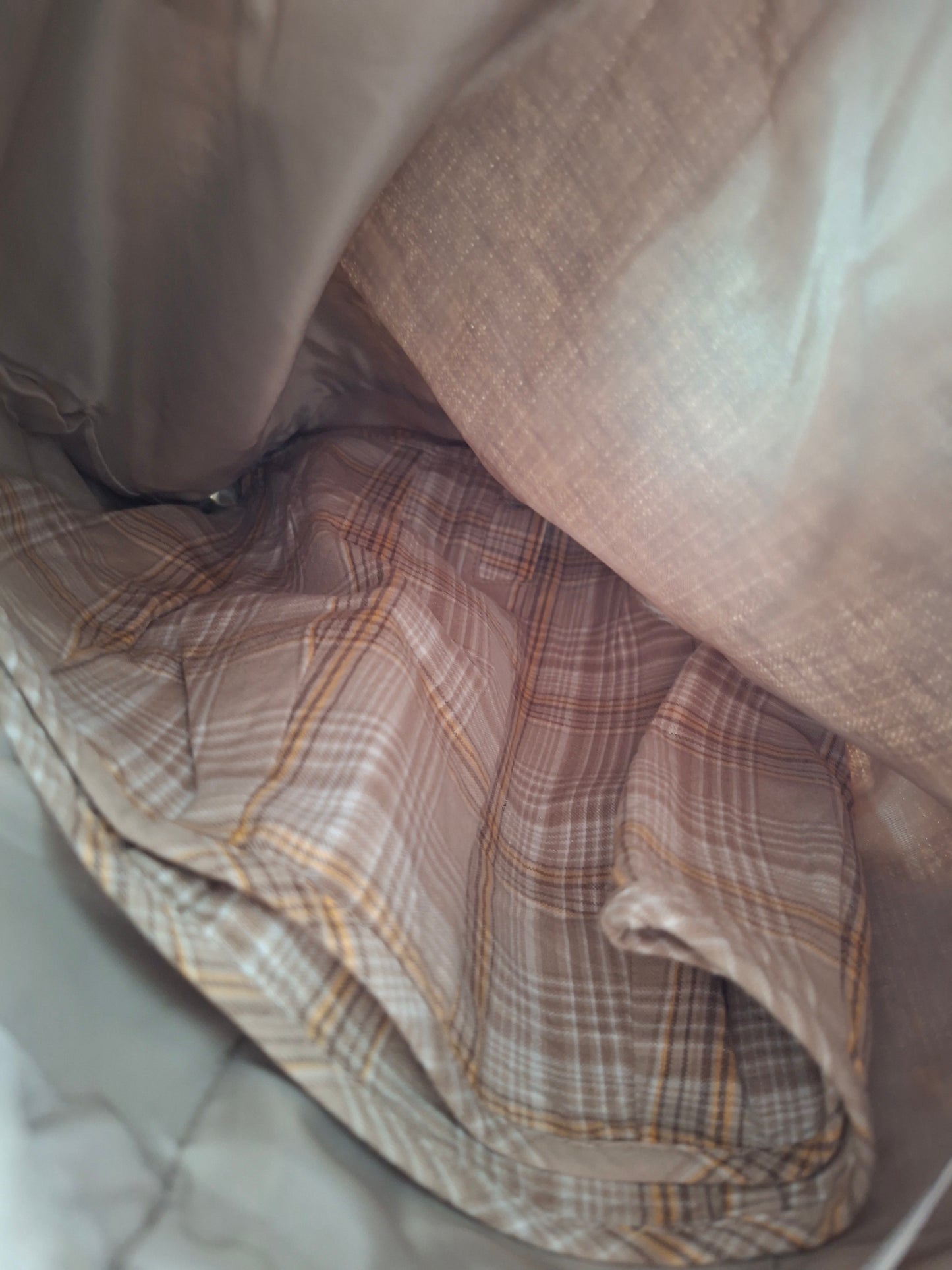 Robe avec chemise taupe