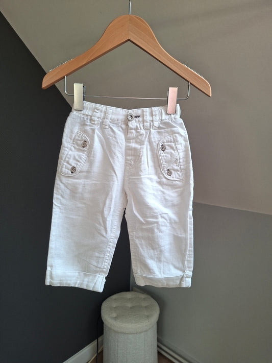 Pantalon blanc 9 mois