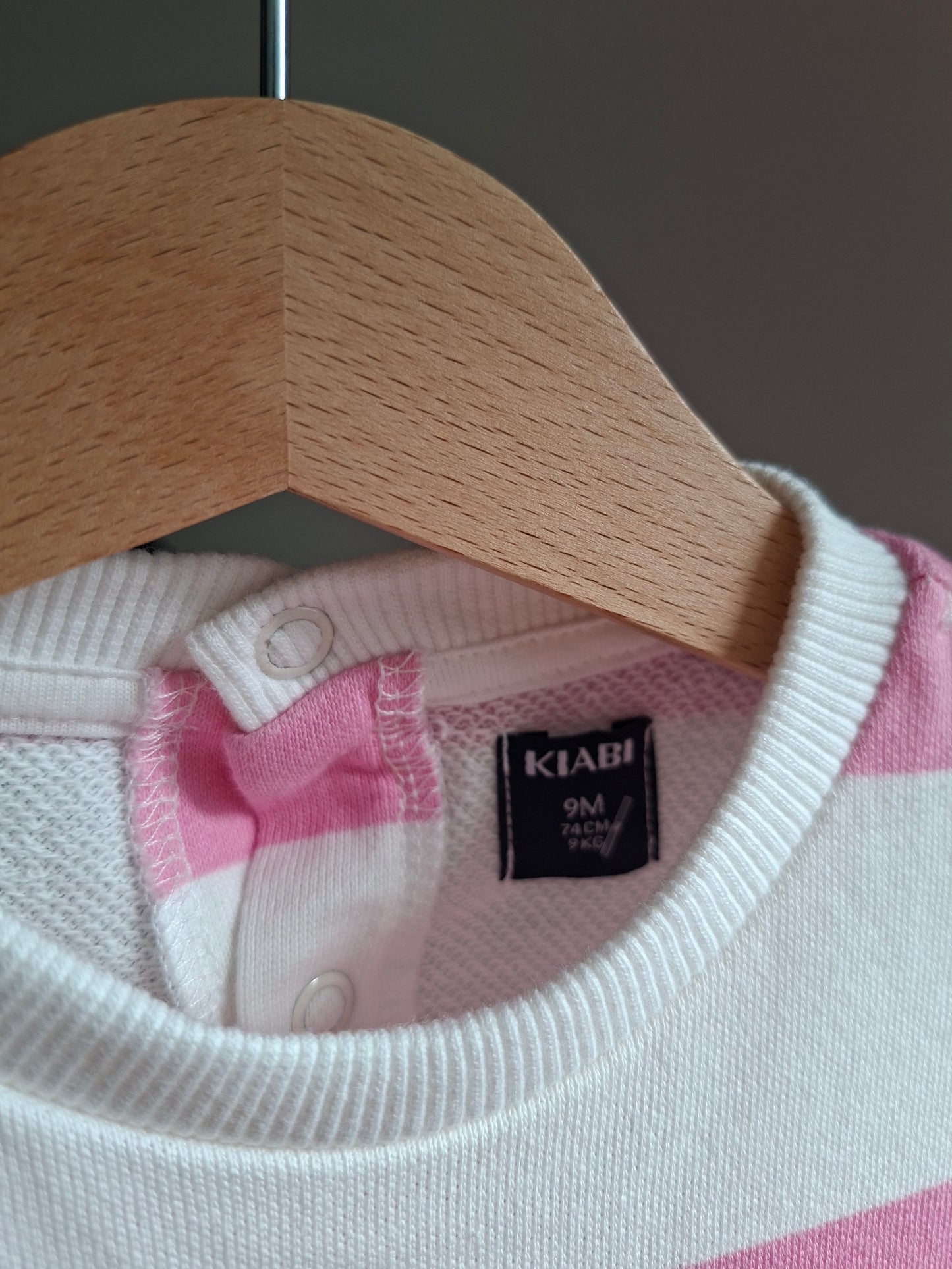 Pull rayé cerise