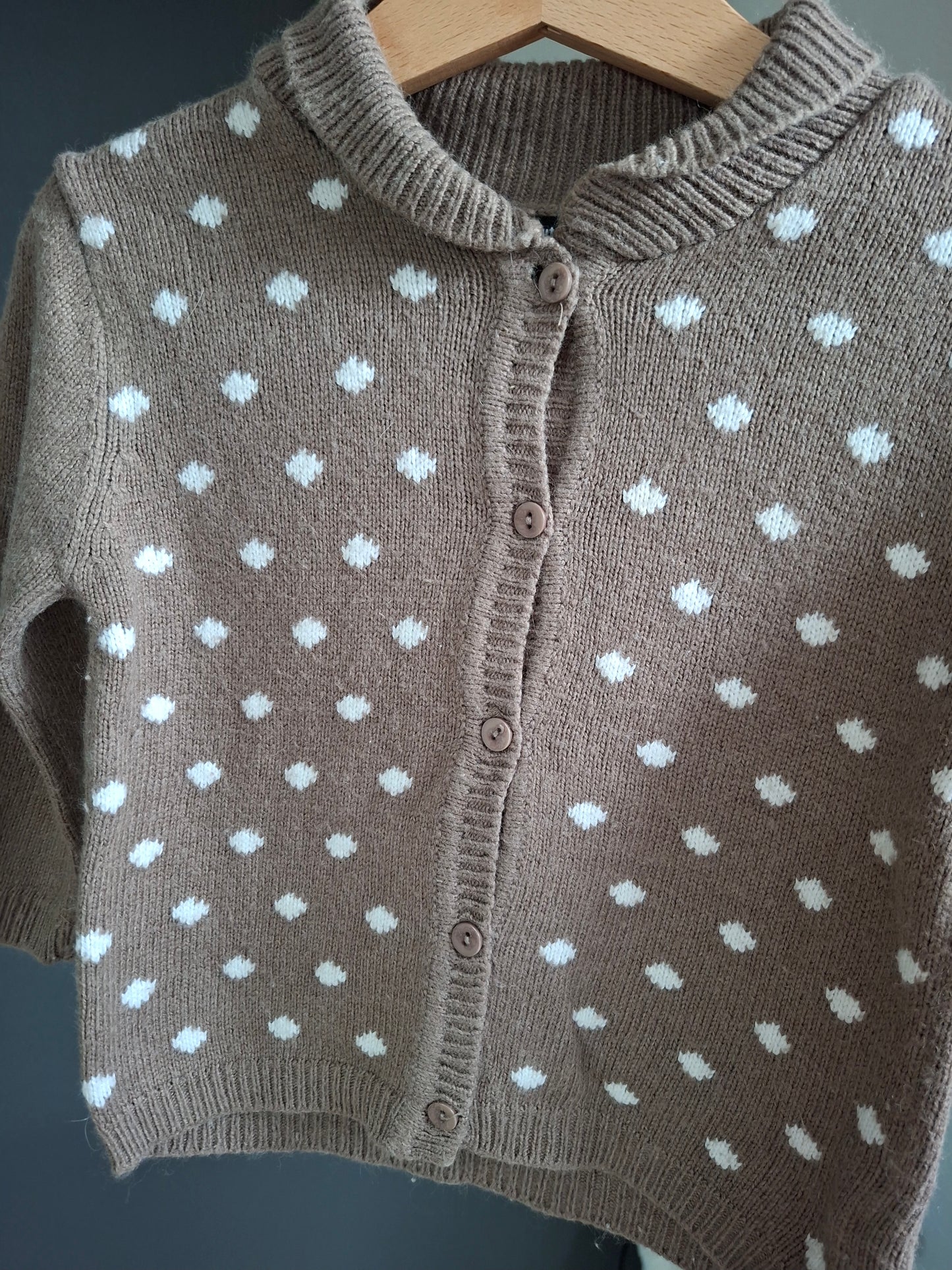 Gilet à pois