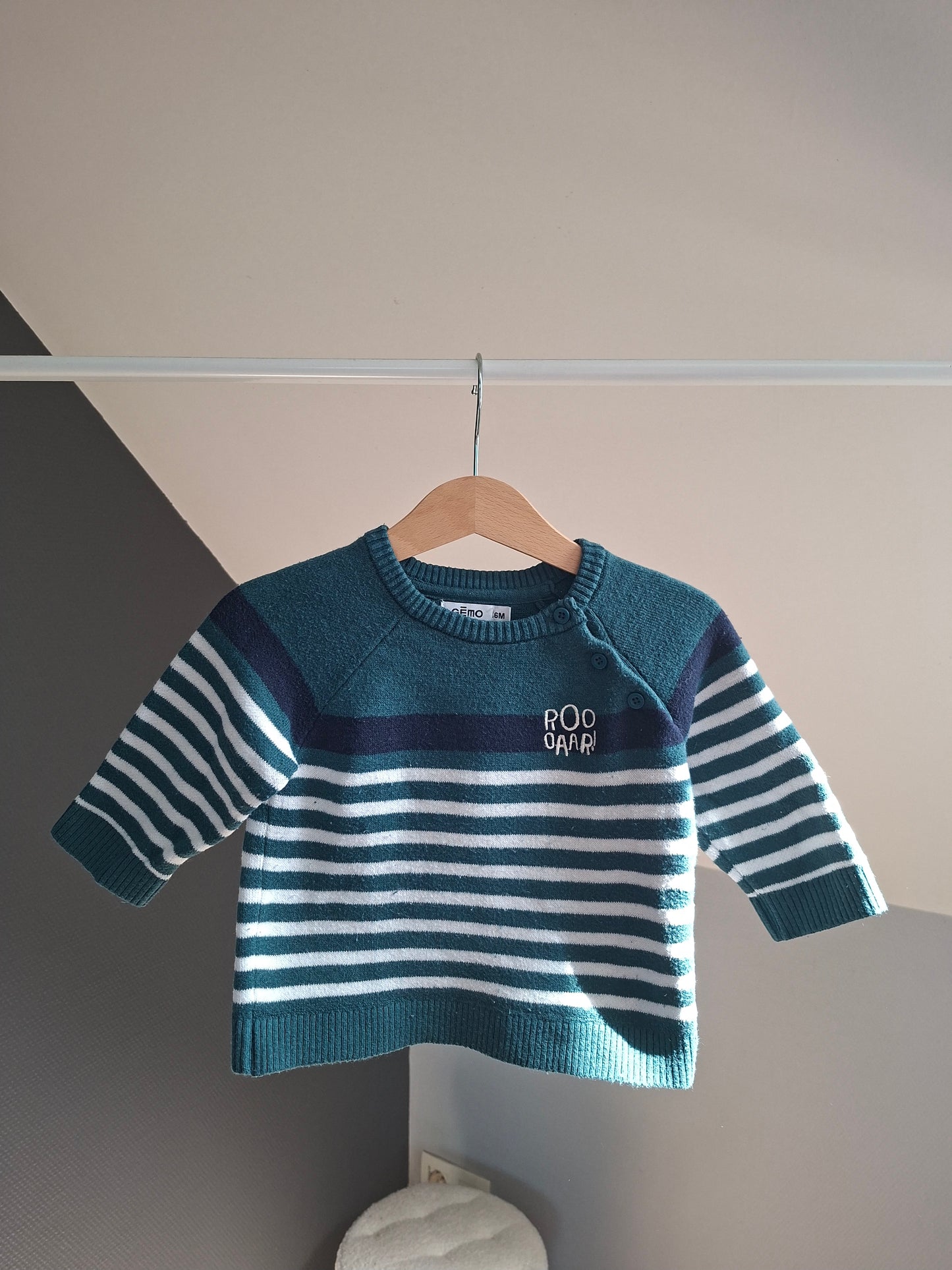 Pull rayé
