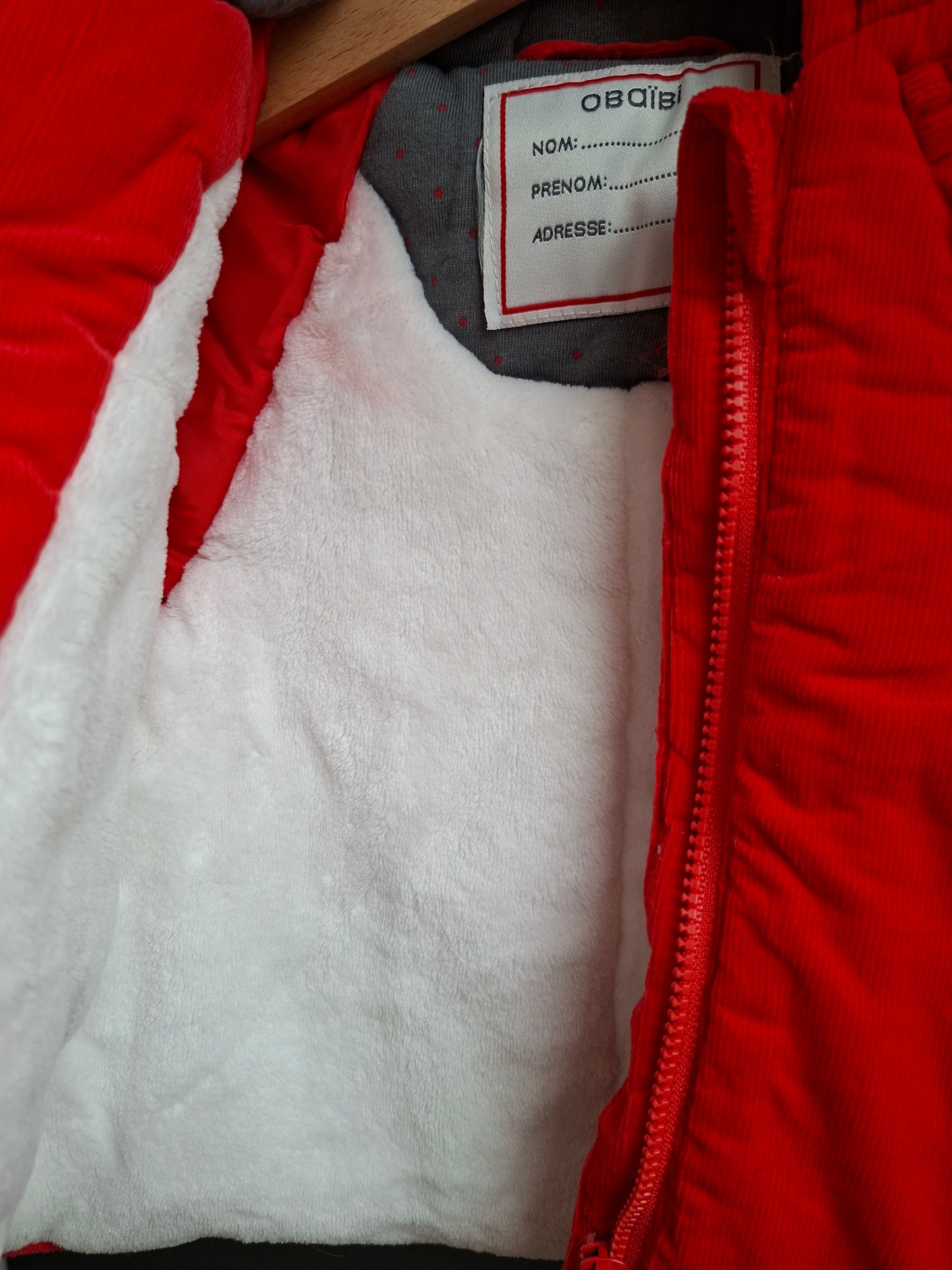 Manteau rouge
