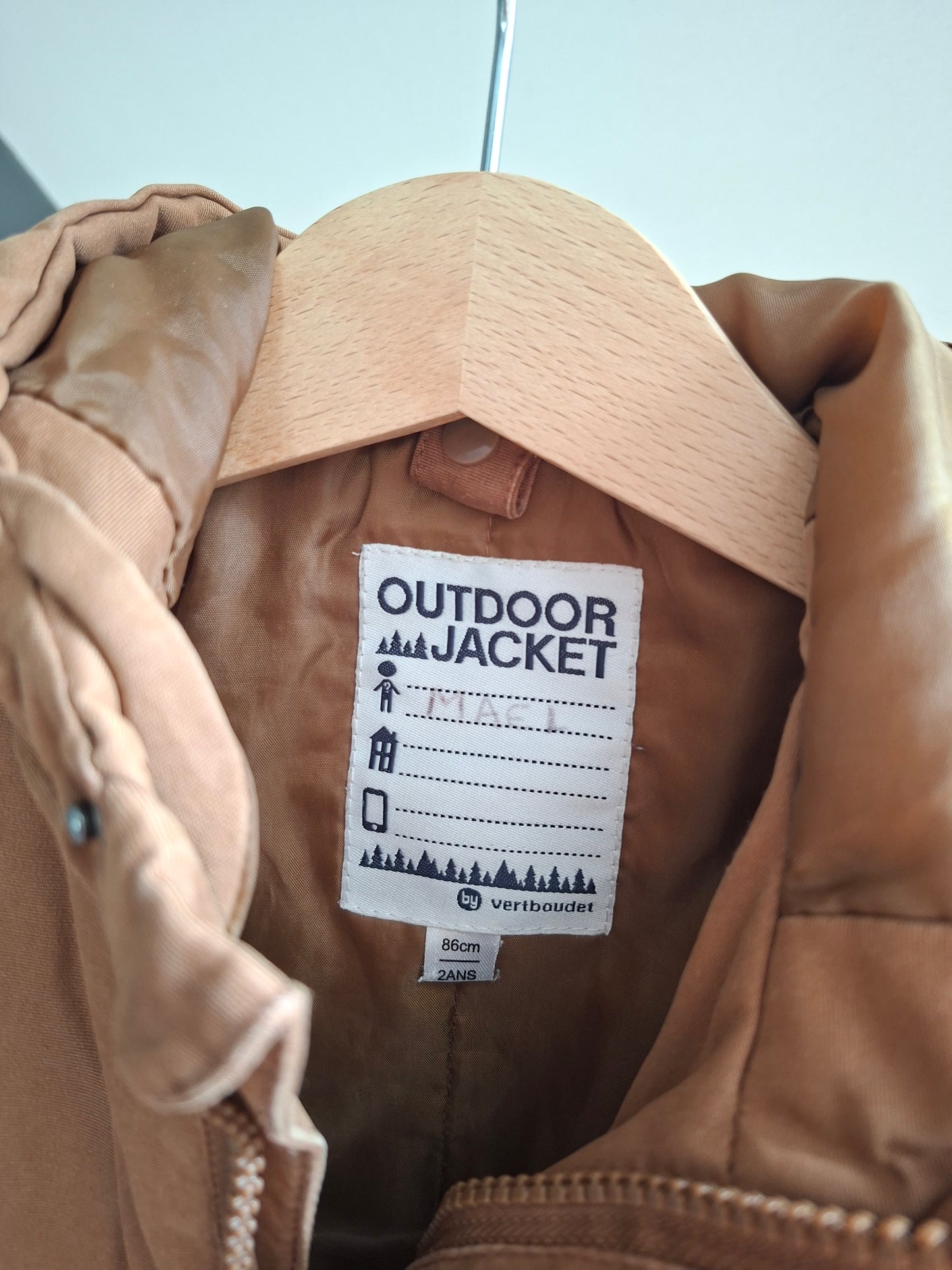Manteau marron