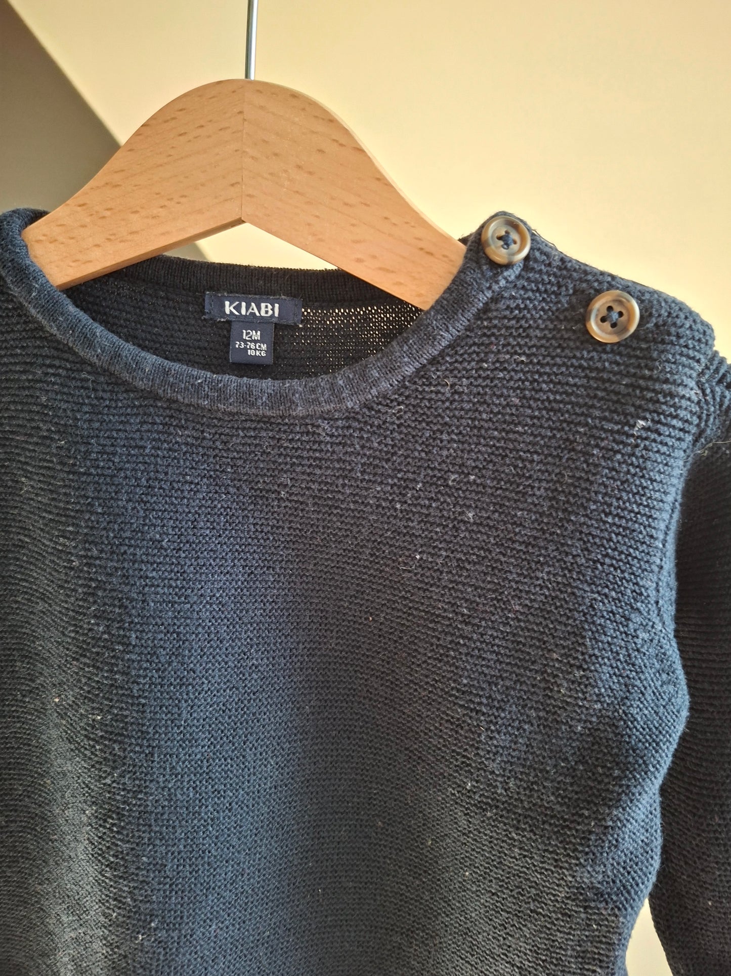 Pull tricot marine