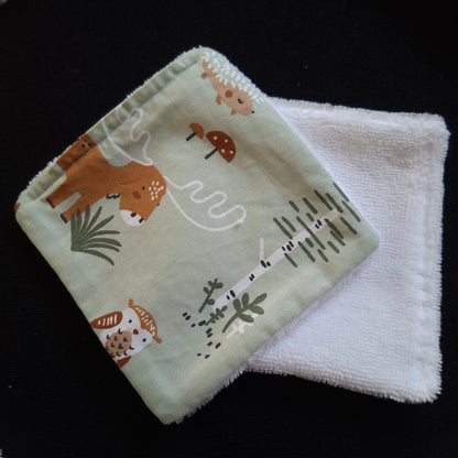 Lingettes réutilisables unité