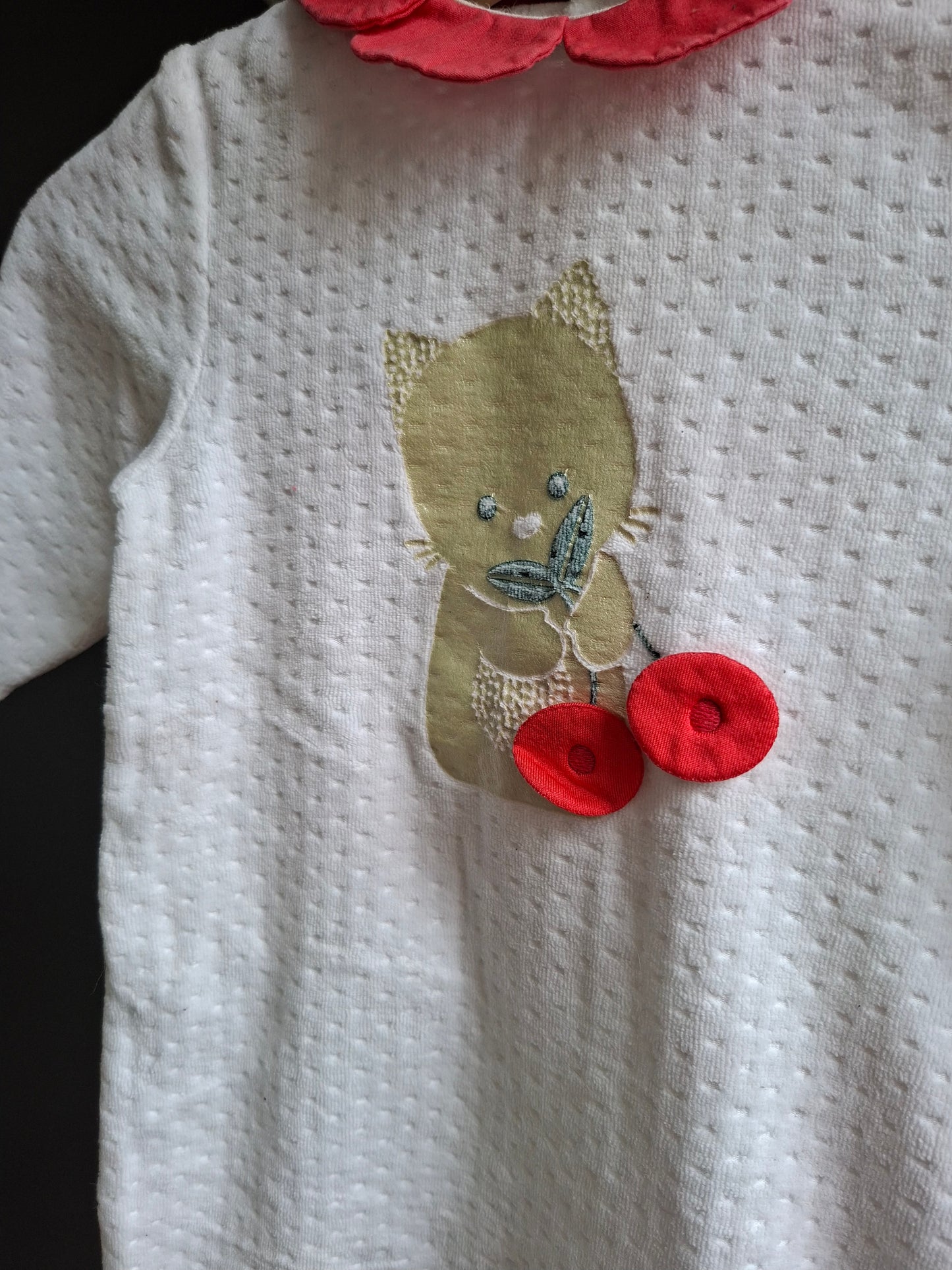 Pyjama "chat cerise"