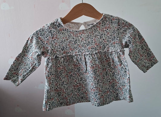Blouse fleuris 6 mois