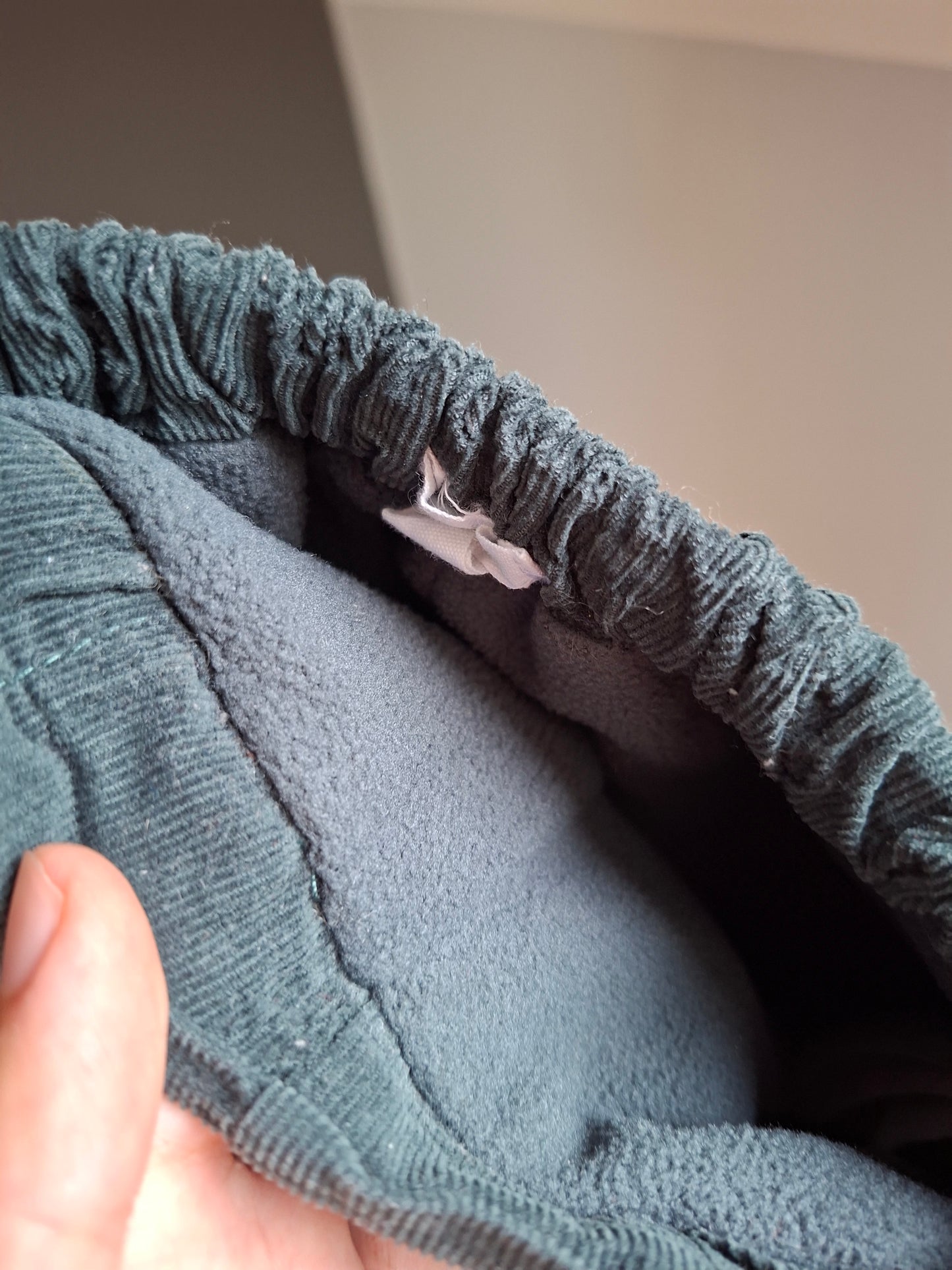 Pantalon vert rembourré