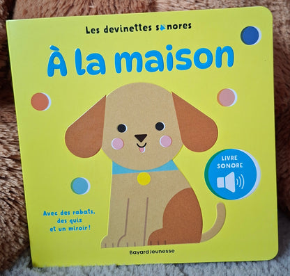Livre sonore " À la maison"
