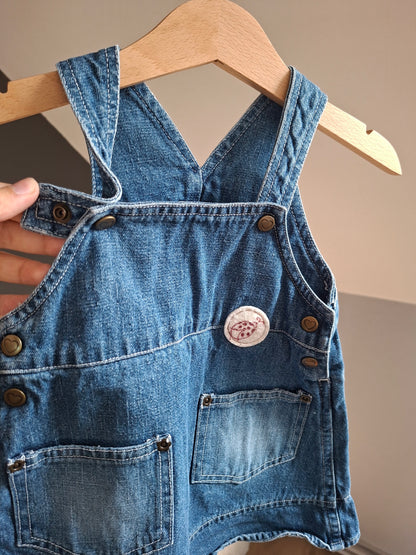 Robe en jean "coccinelle"